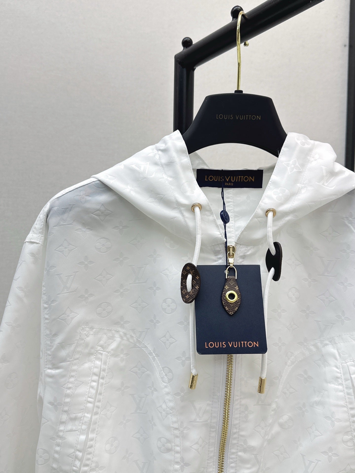 Loui* 25ss monogram hooded jacket