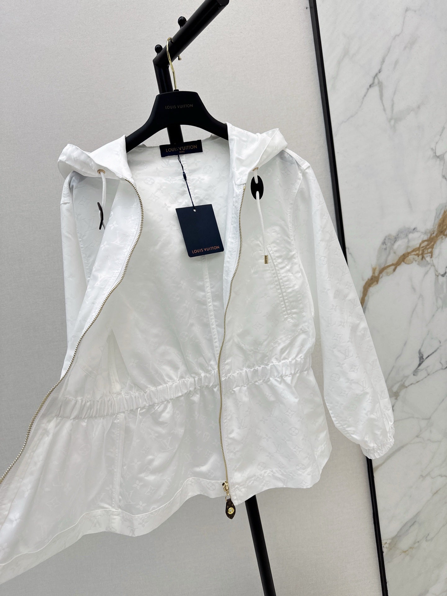 Loui* 25ss monogram hooded jacket