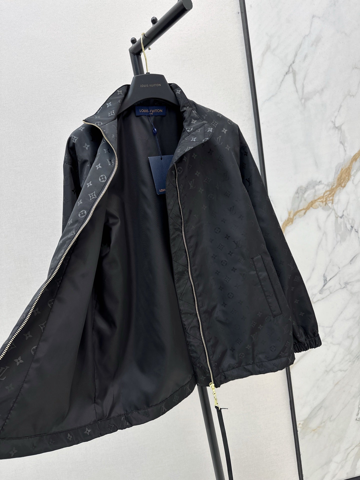 Loui* 25ss monogram jacquard jacket