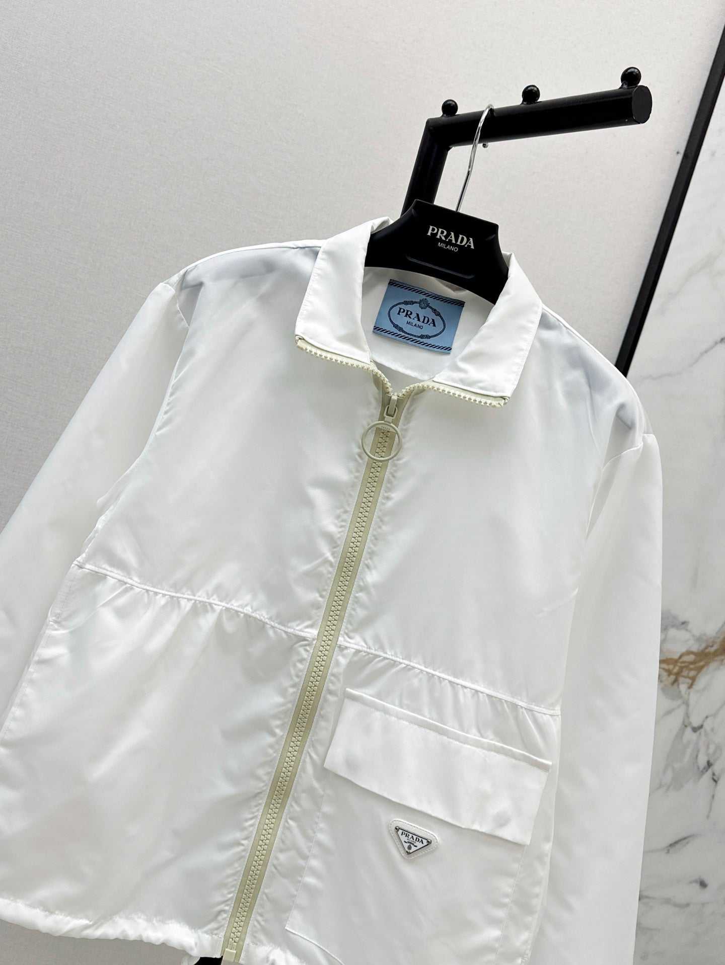 Pra* 25ss lightweight zipper re-nylon jacket