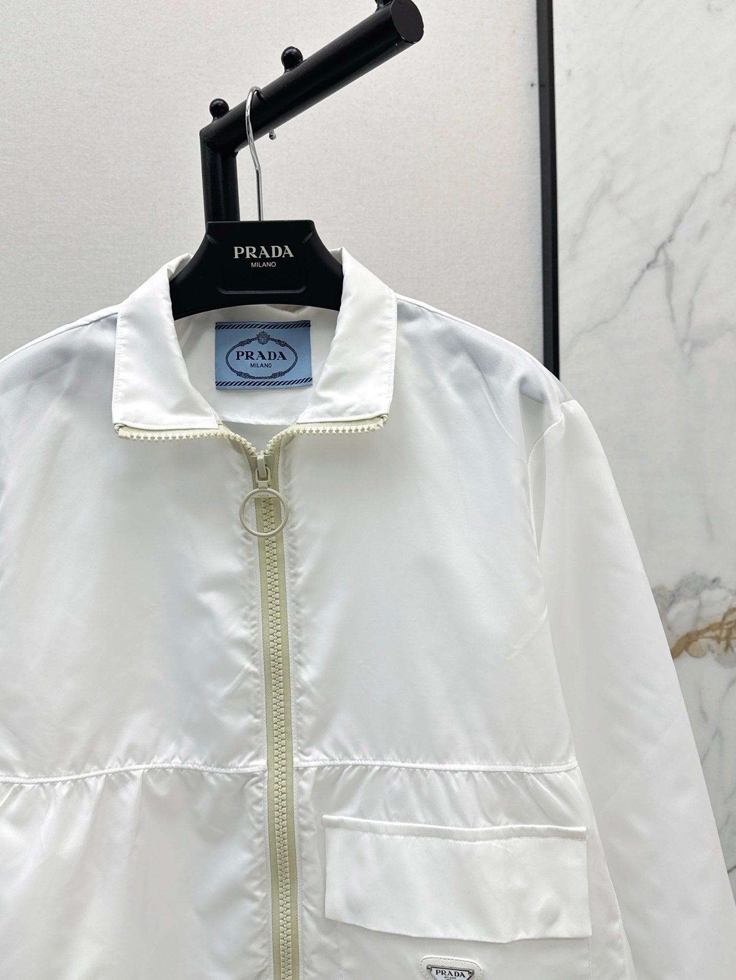 Pra* 25ss lightweight zipper re-nylon jacket