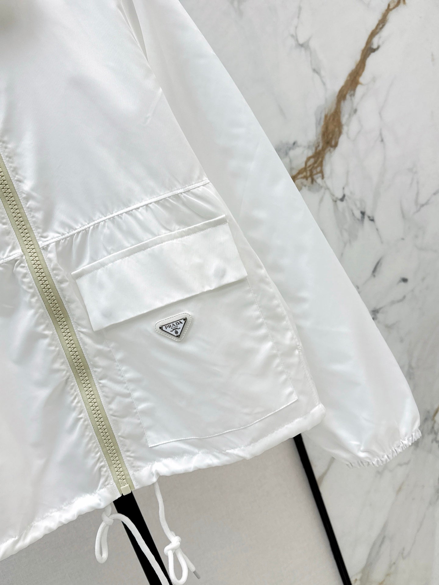 Pra* 25ss lightweight zipper re-nylon jacket