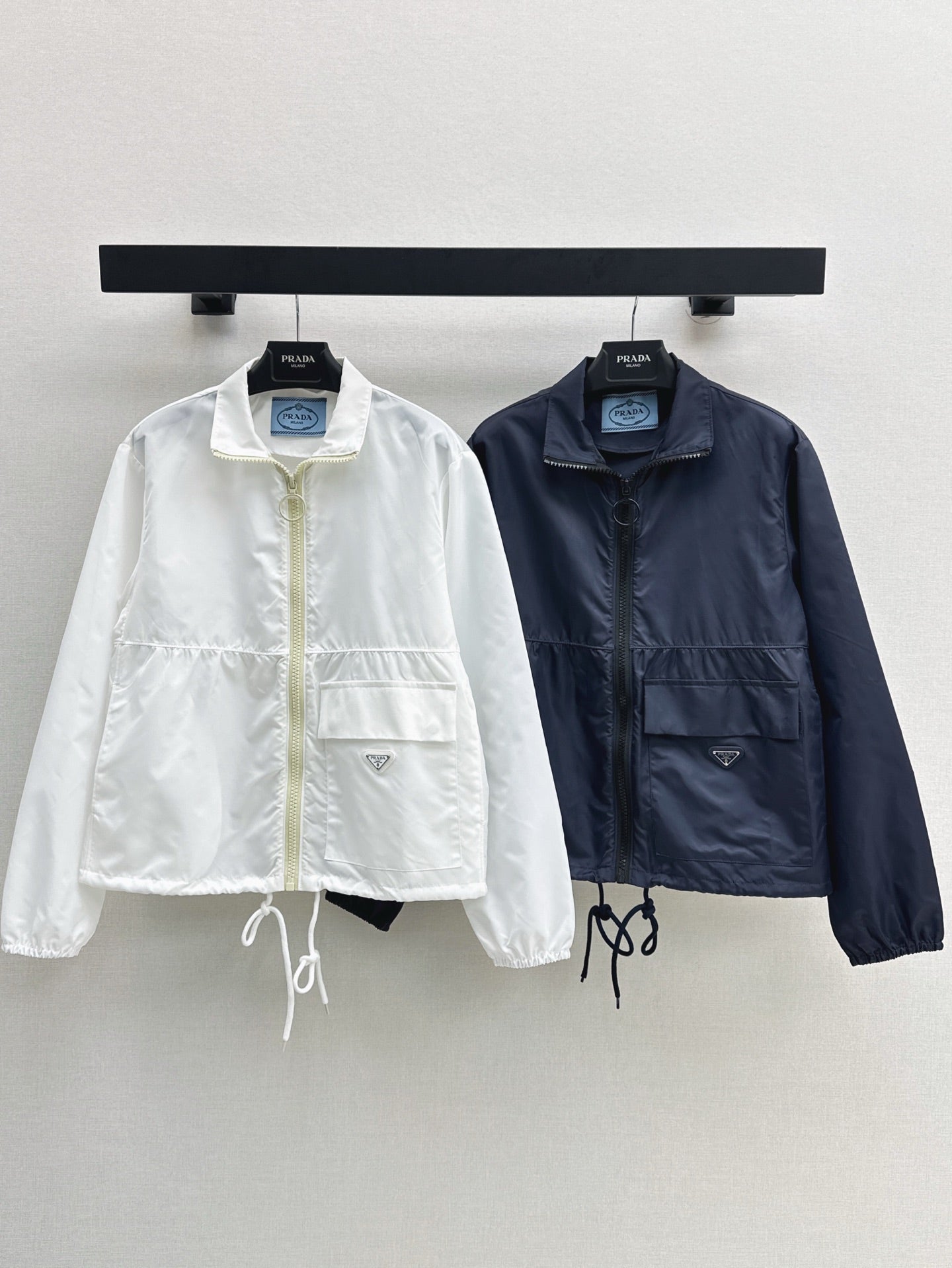 Pra* 25ss lightweight zipper re-nylon jacket