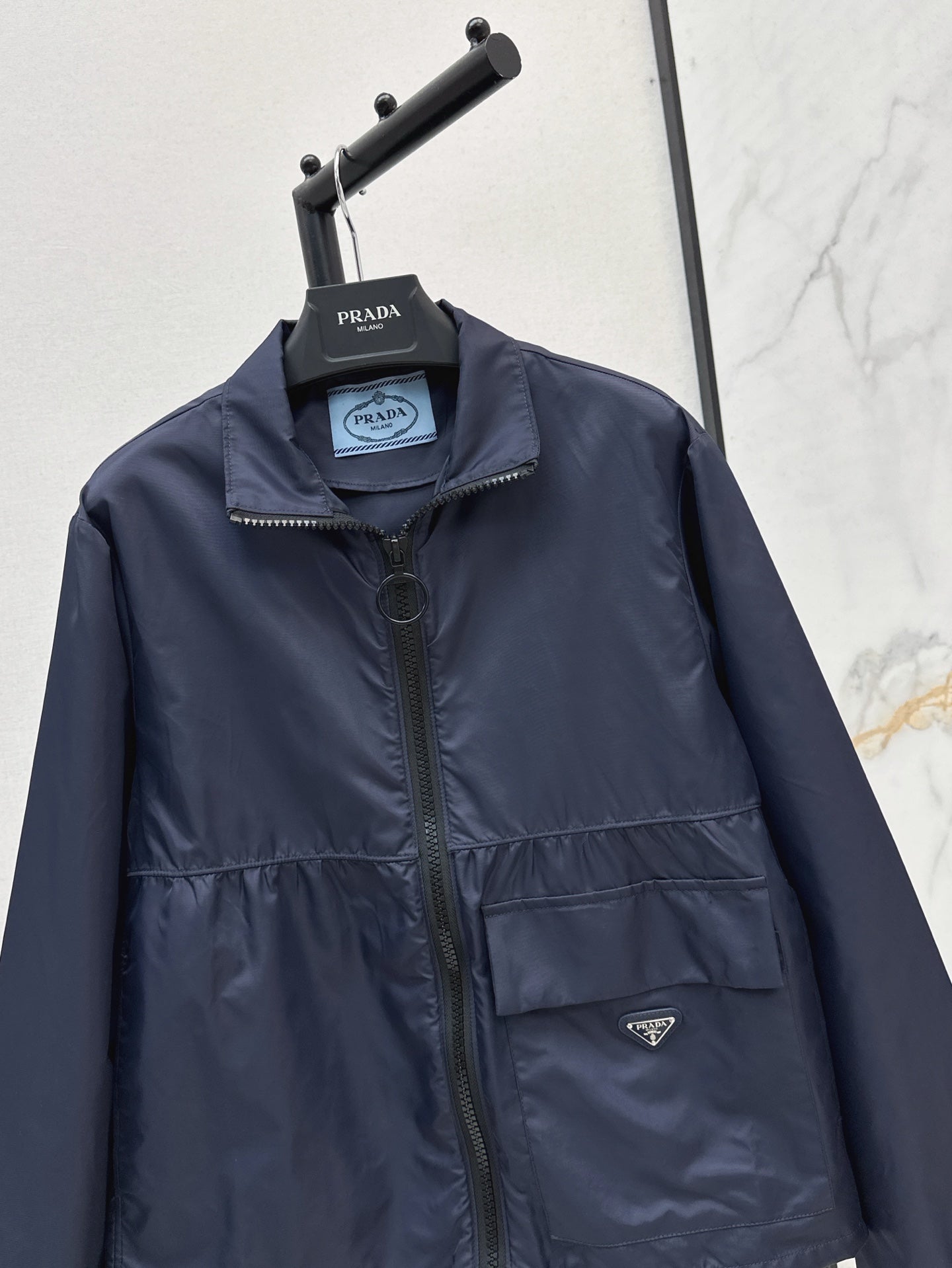 Pra* 25ss lightweight zipper re-nylon jacket