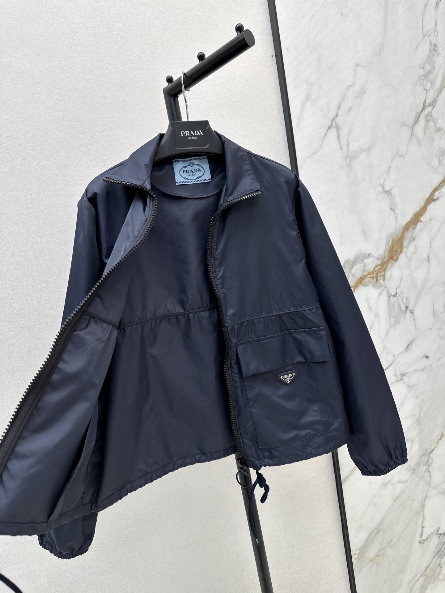 Pra* 25ss lightweight zipper re-nylon jacket