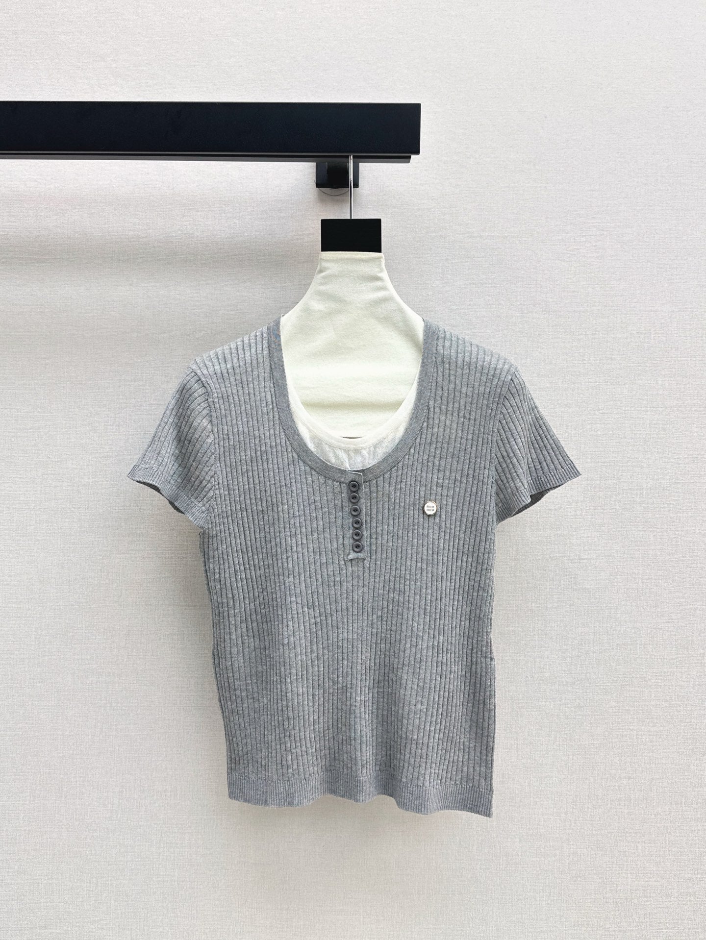 M*u 25ss crew neck short-sleeve sweater