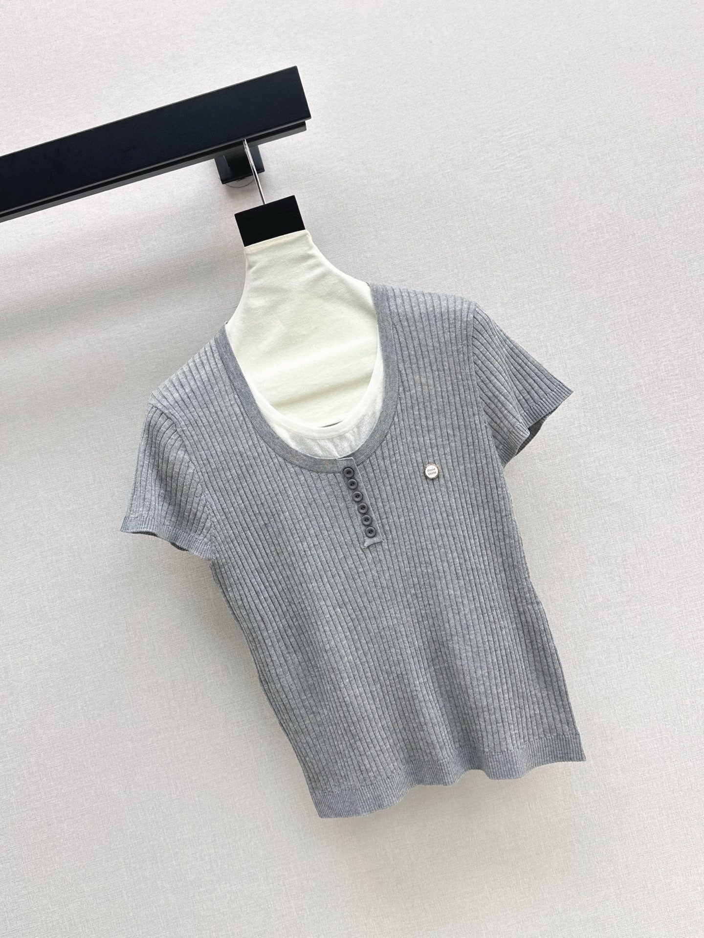 M*u 25ss crew neck short-sleeve sweater