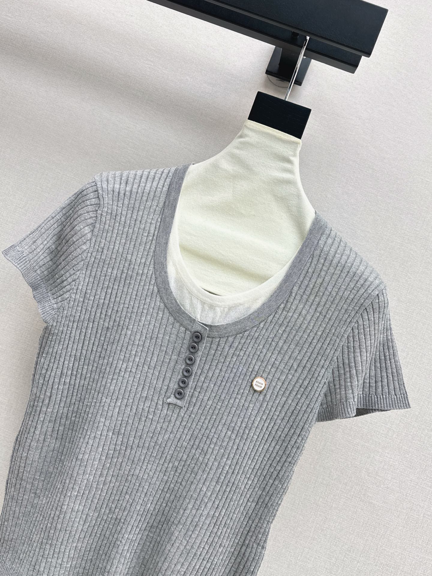 M*u 25ss crew neck short-sleeve sweater