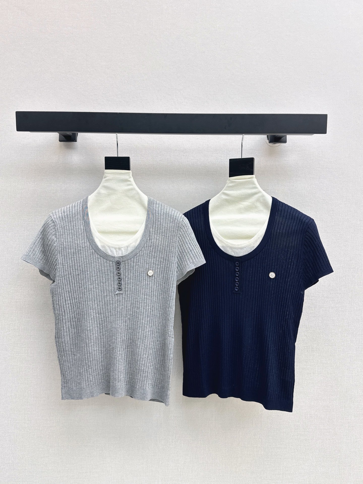 M*u 25ss crew neck short-sleeve sweater