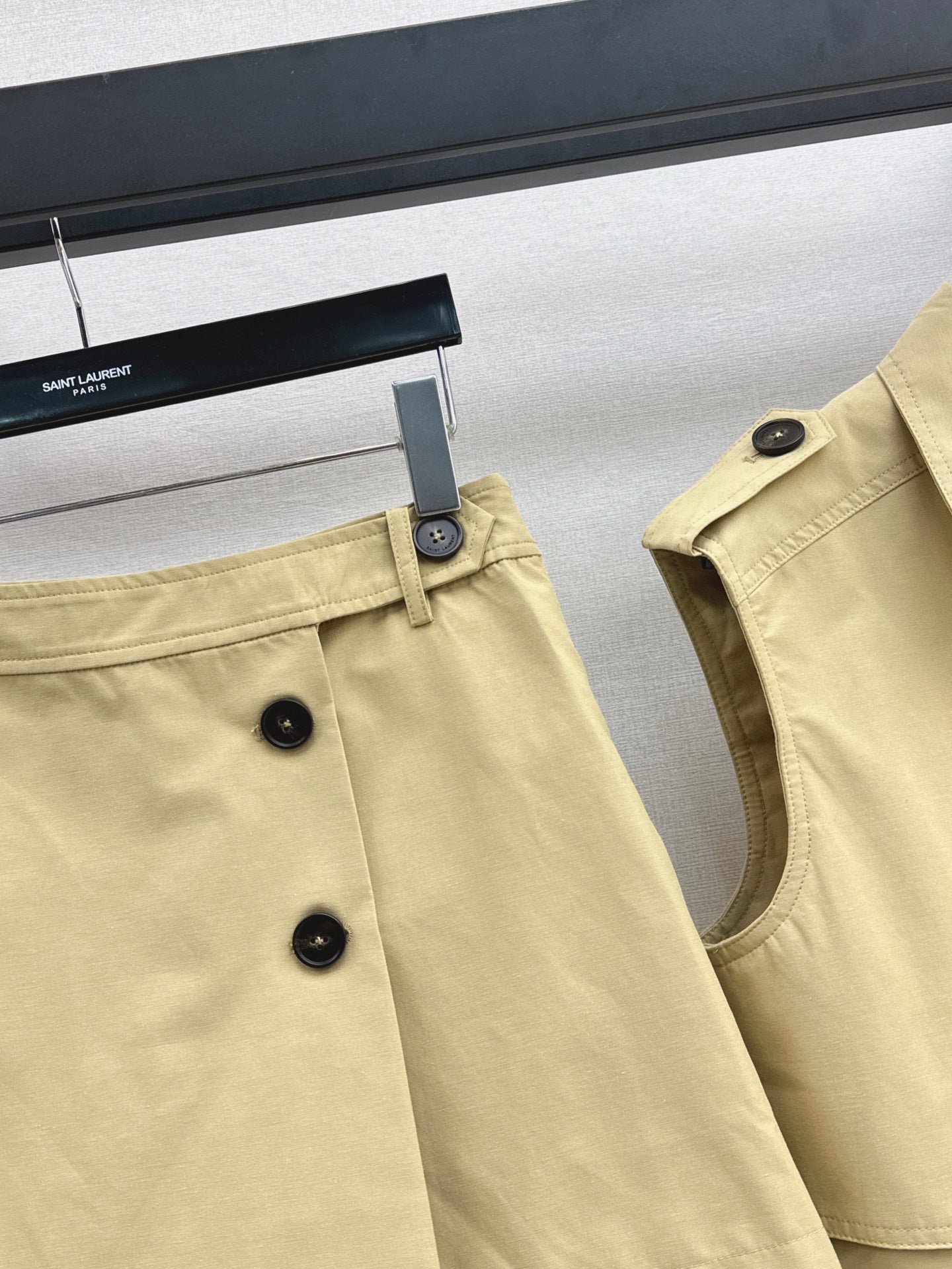 YS* 25ss cargo sleeveless crop top and skort suit