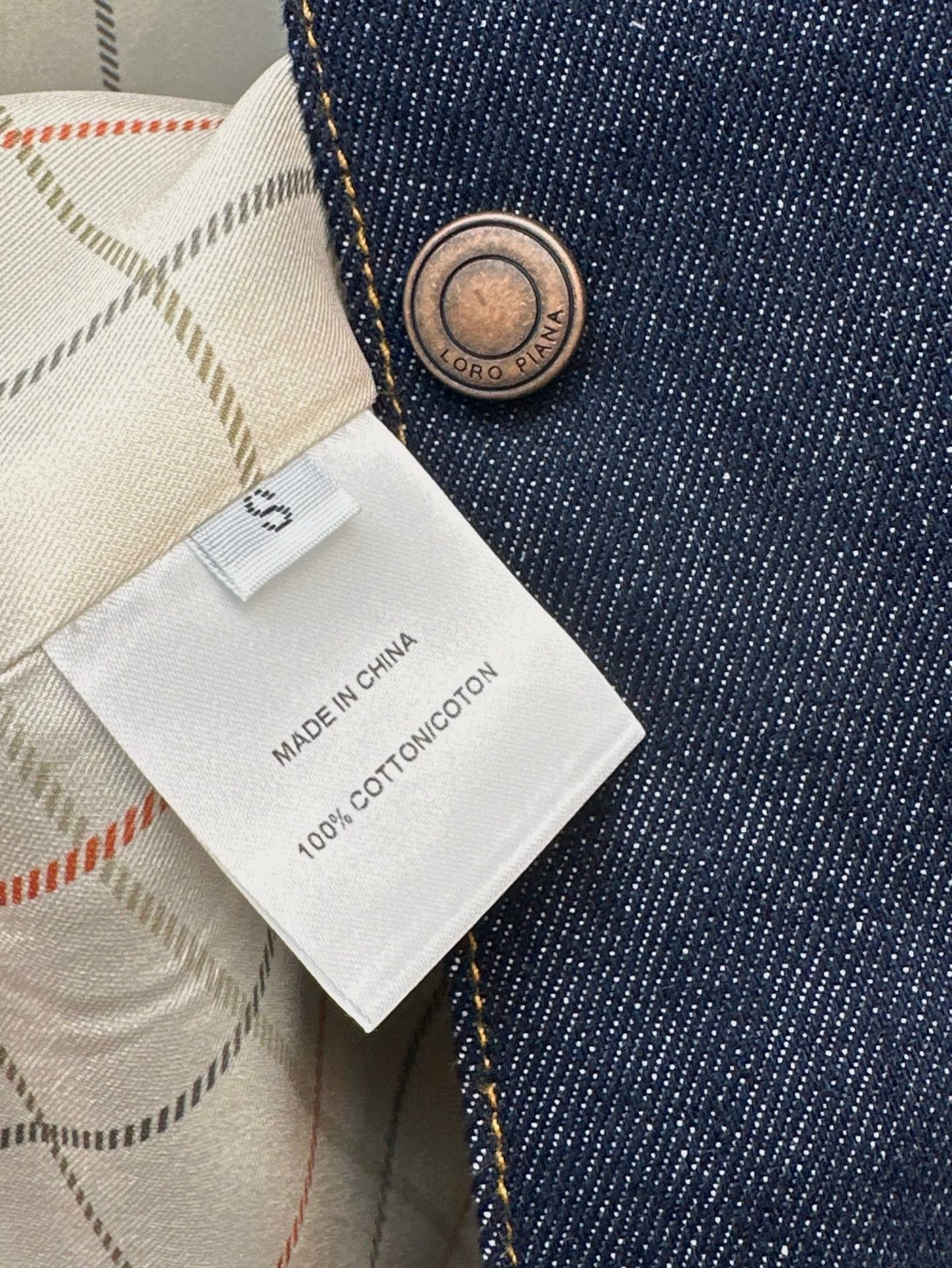 Lor*P 25ss ribbed stand collar denim vest