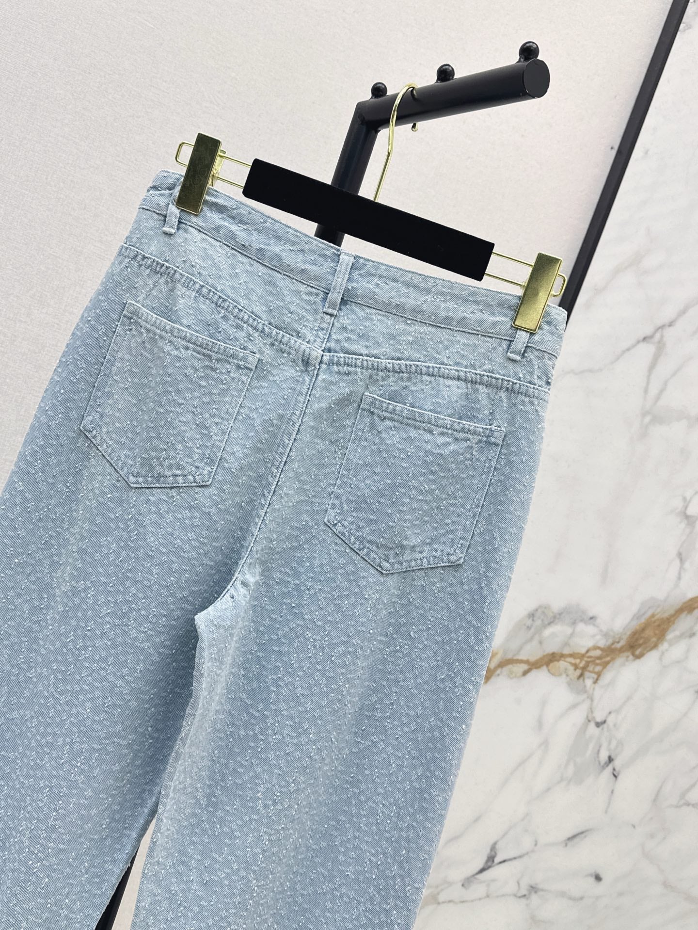 C*nel 25ss Weaved straight jeans