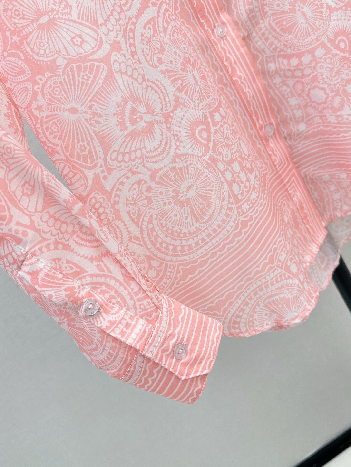 D*r 25ss printed transparent shirt