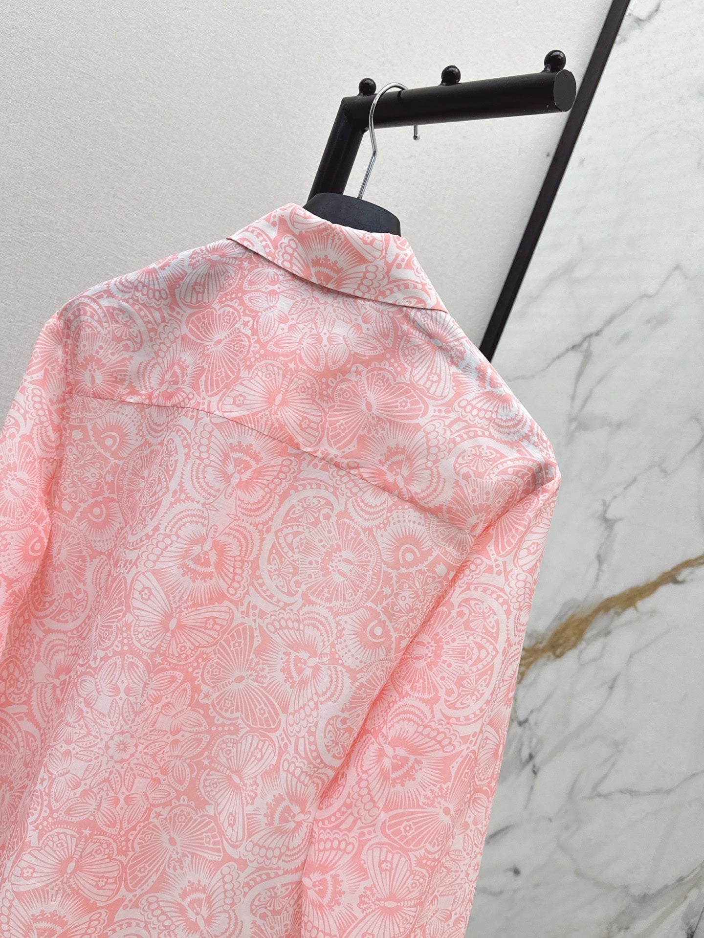 D*r 25ss printed transparent shirt