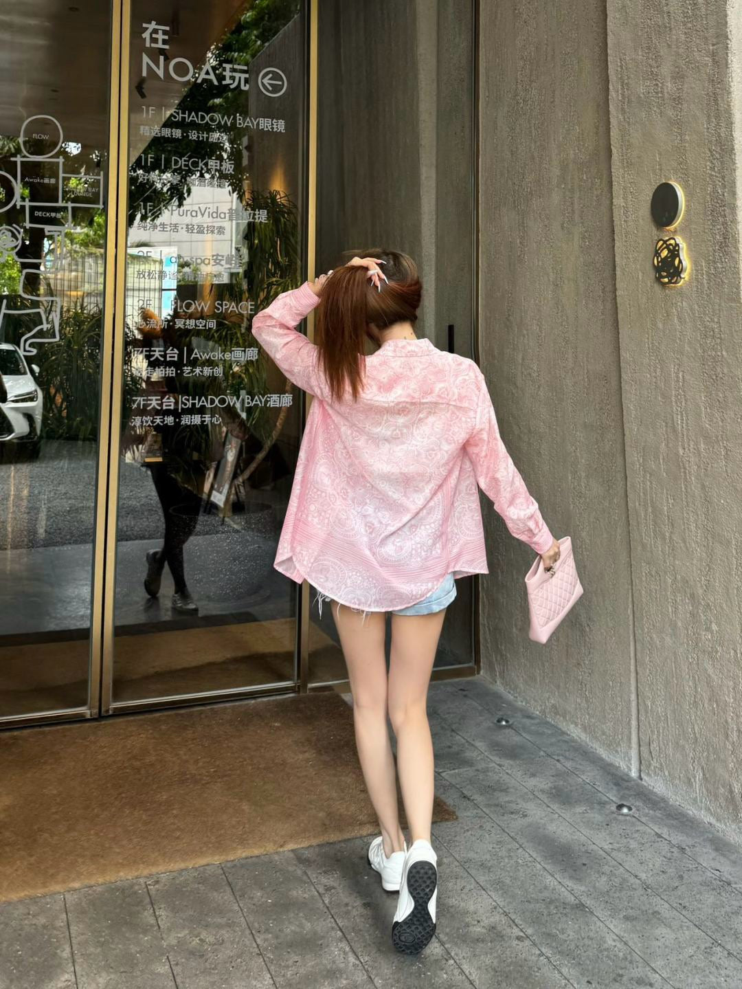 D*r 25ss printed transparent shirt