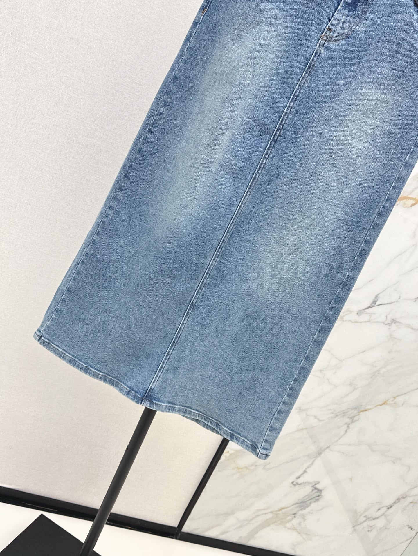 D*r 25ss denim skirt with pocket print