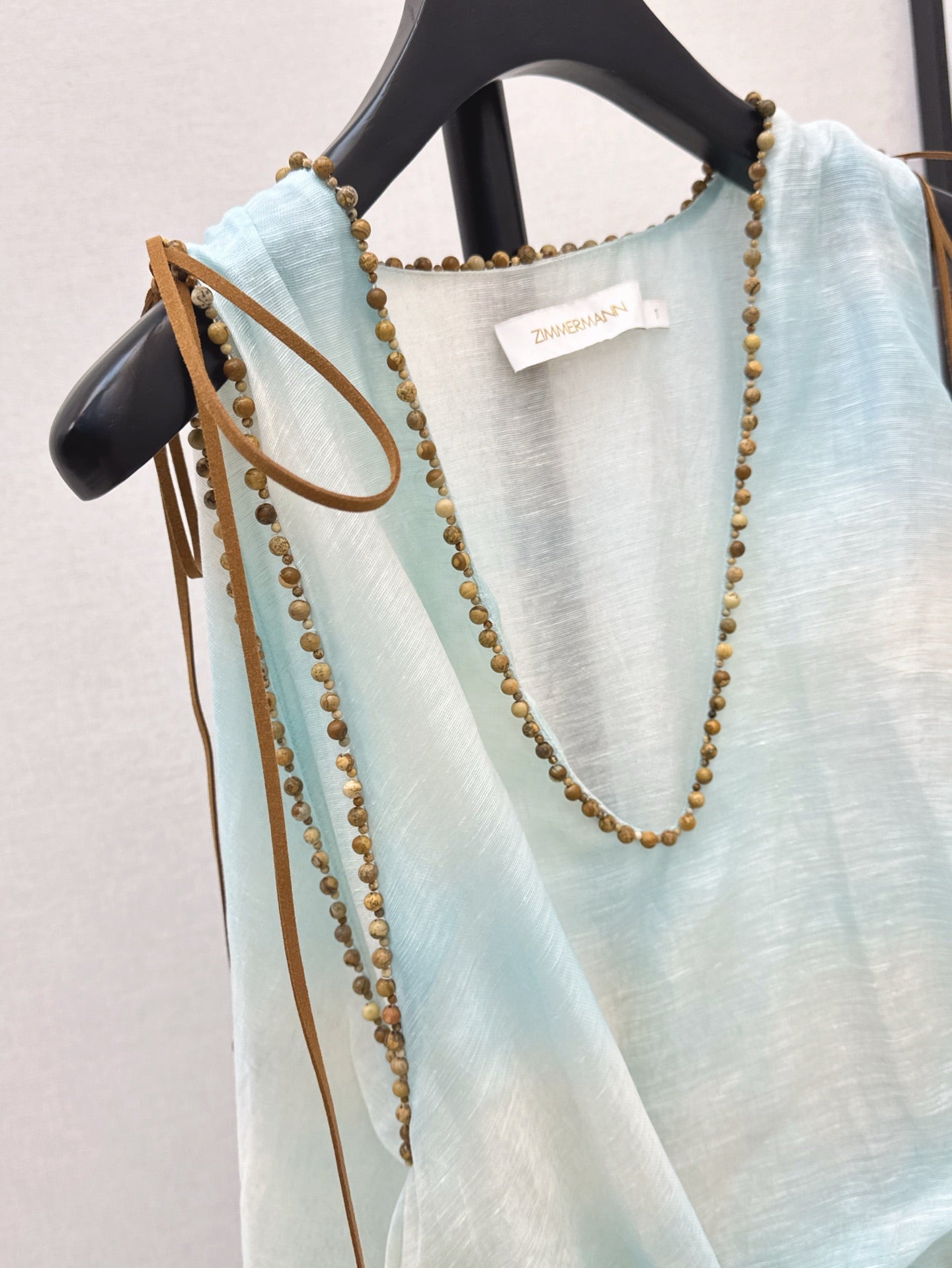 Zim* 25ss printed linen dress