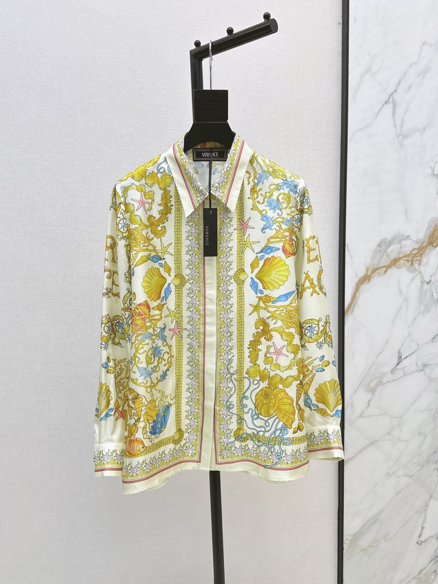 Versa* 25ss Barocco silk shirt