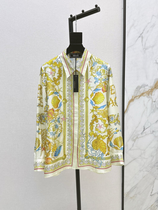Versa* 25ss Barocco silk shirt