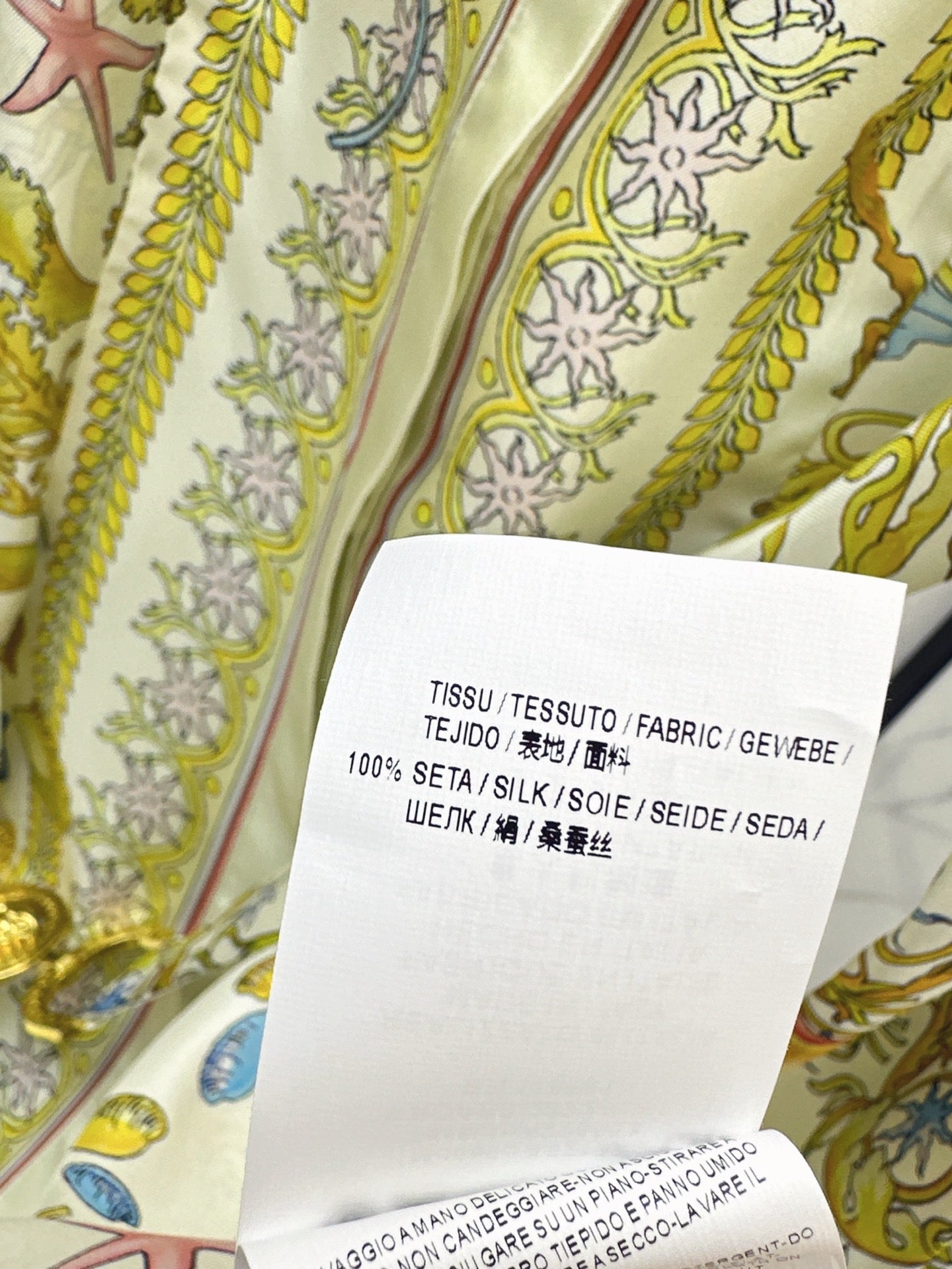 Versa* 25ss Barocco silk shirt