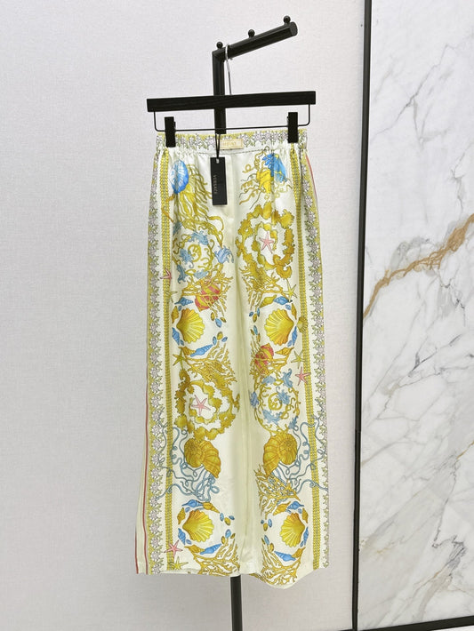 Versa* 25ss Barocco Silk Pants