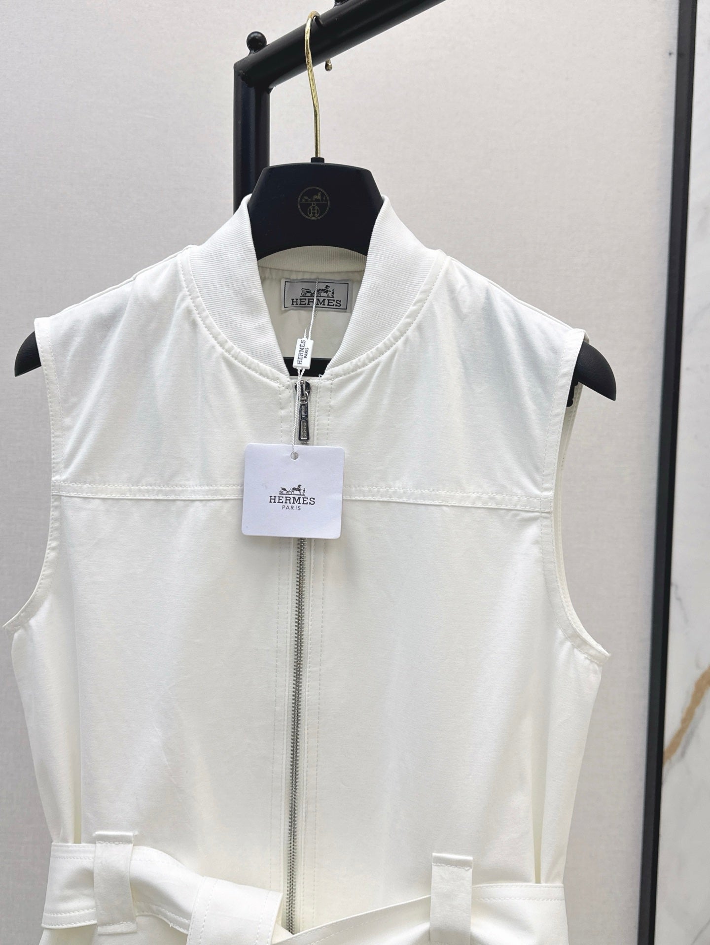 Herm* 25ss tied belt pocket dress