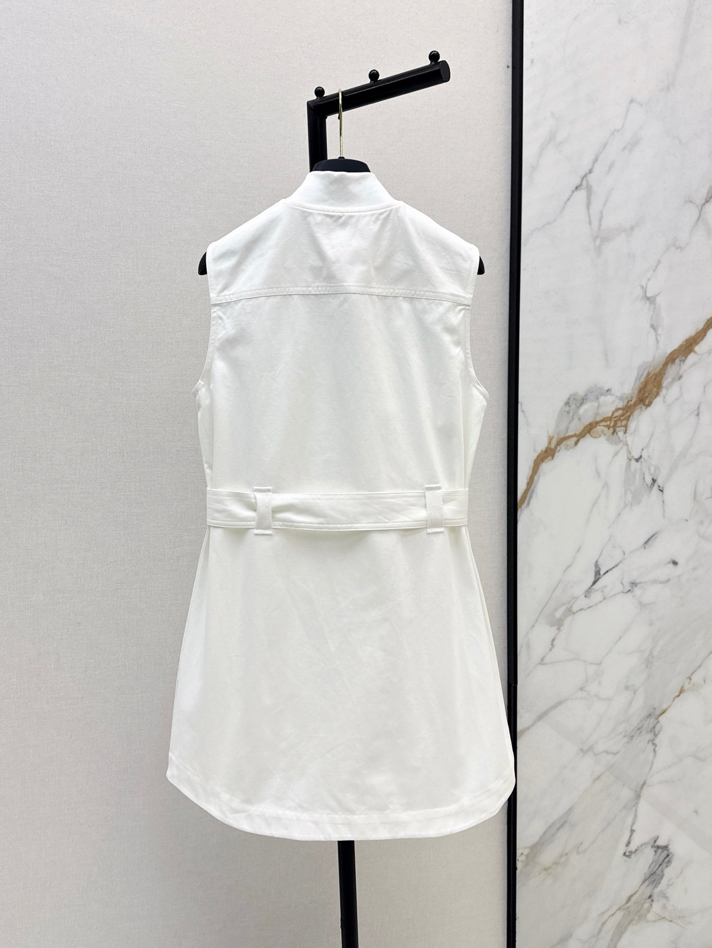 Herm* 25ss tied belt pocket dress