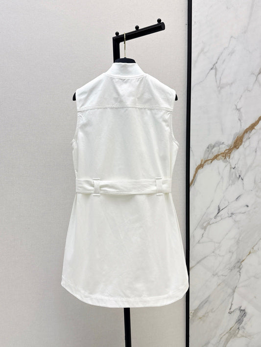 Herm* 25ss tied belt pocket dress