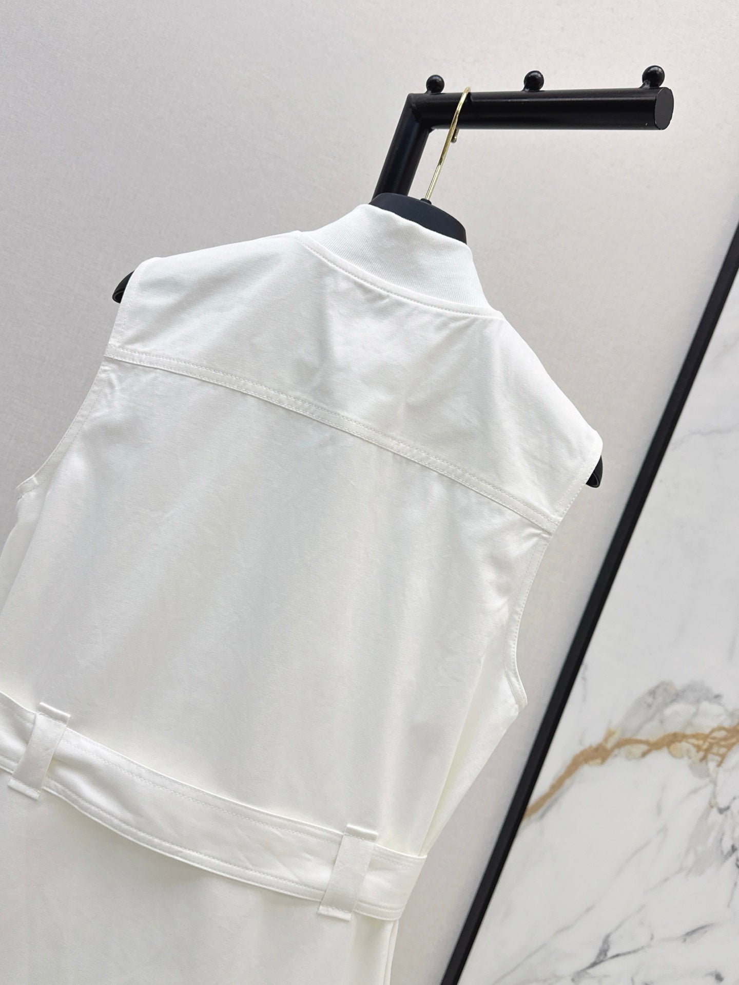 Herm* 25ss tied belt pocket dress