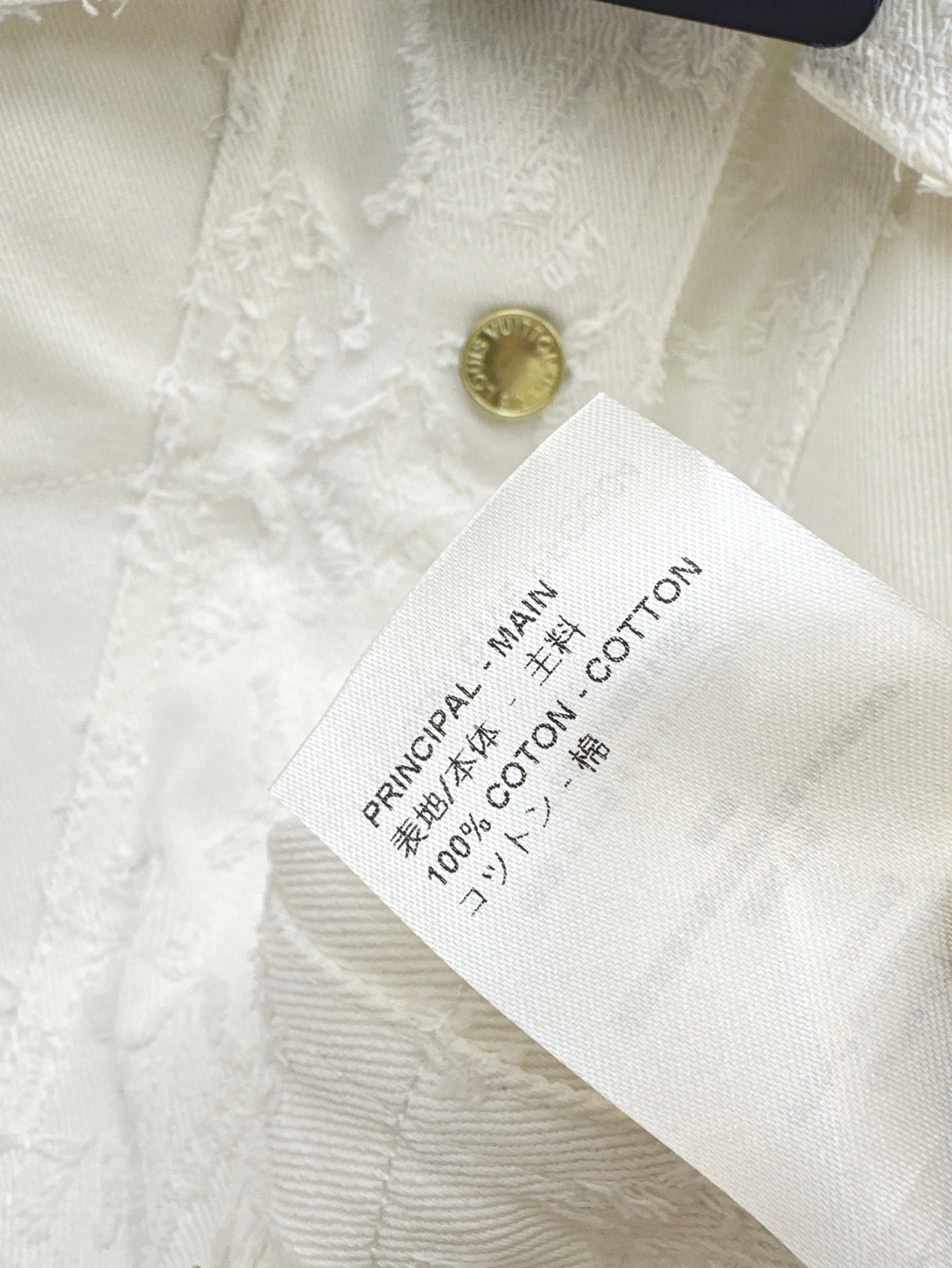 Loui* 25ss monogram jacquard denim vest