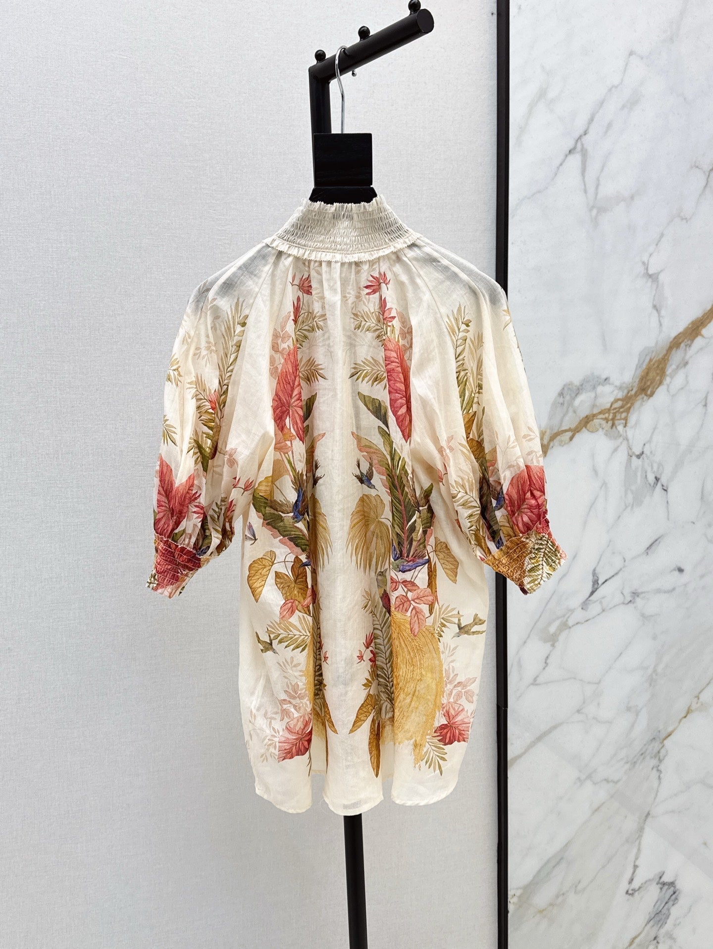 Zim* 25ss floral printed shirt