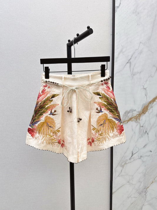 Zim* 25ss floral printed shorts