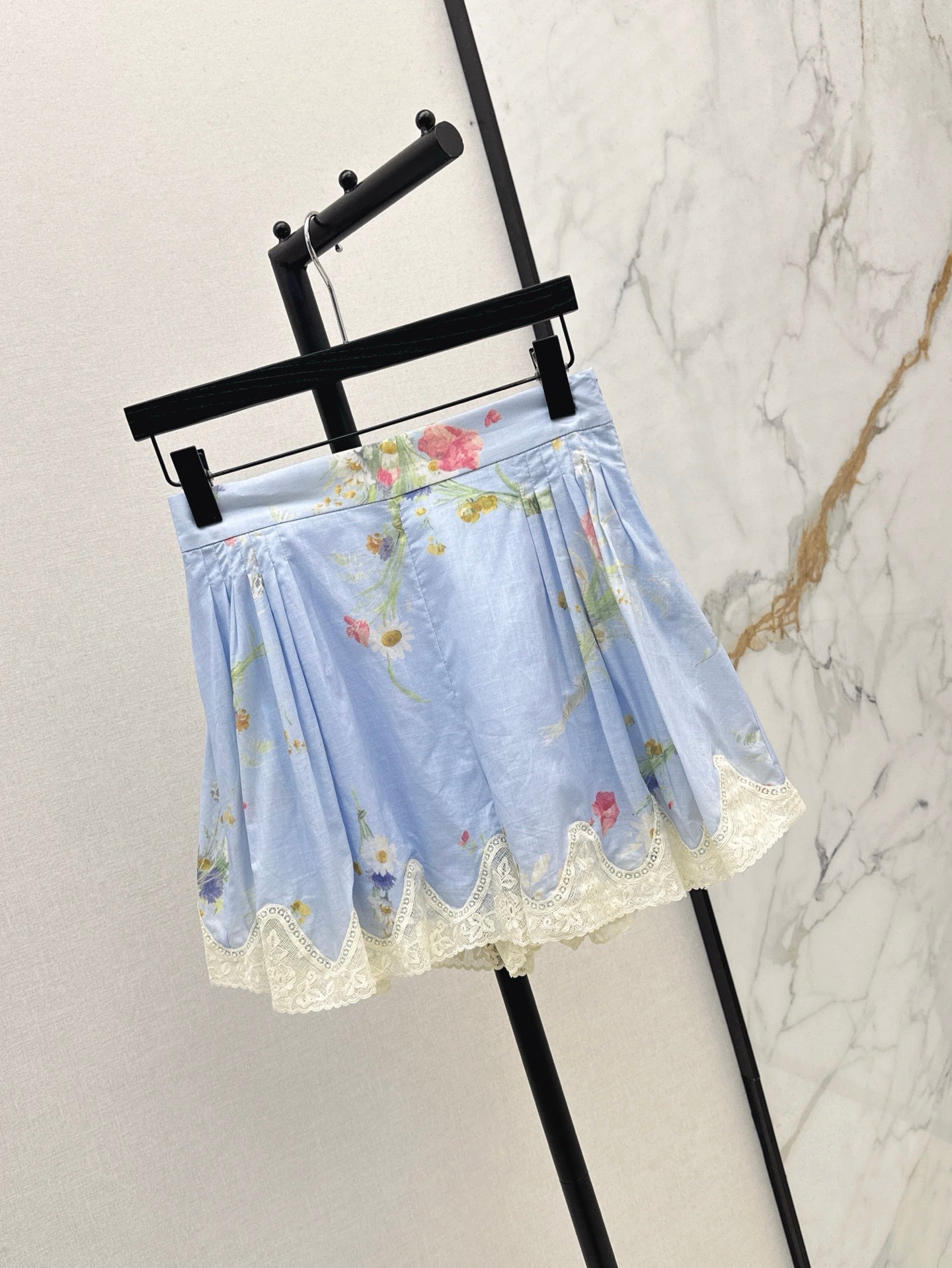 Zim* 25ss lace cape shirt