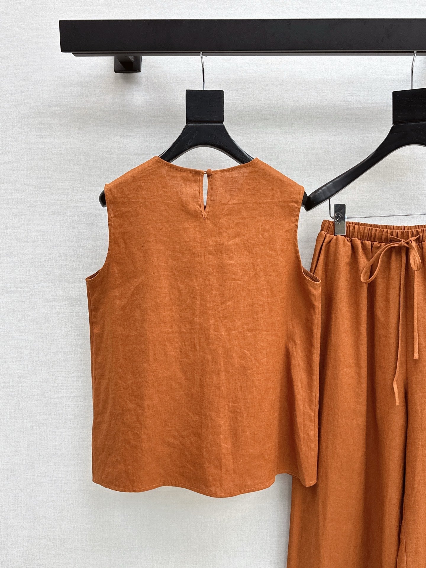 Lor*P 25ss embroidered linen suit