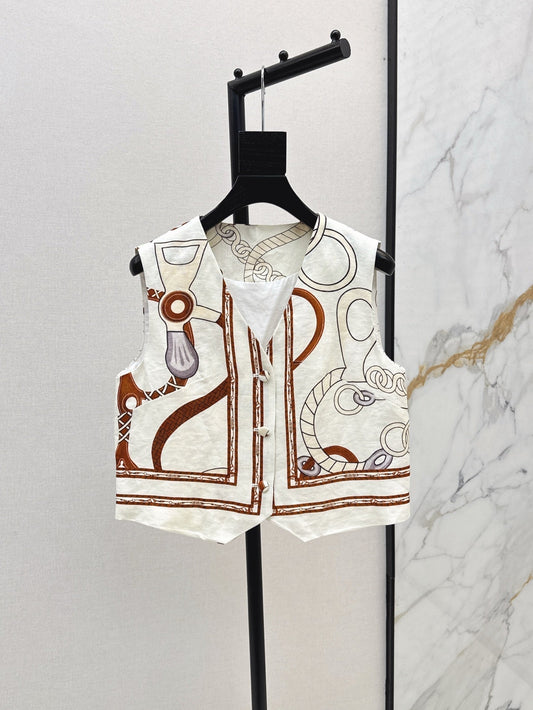 Herm* 25ss linen vest