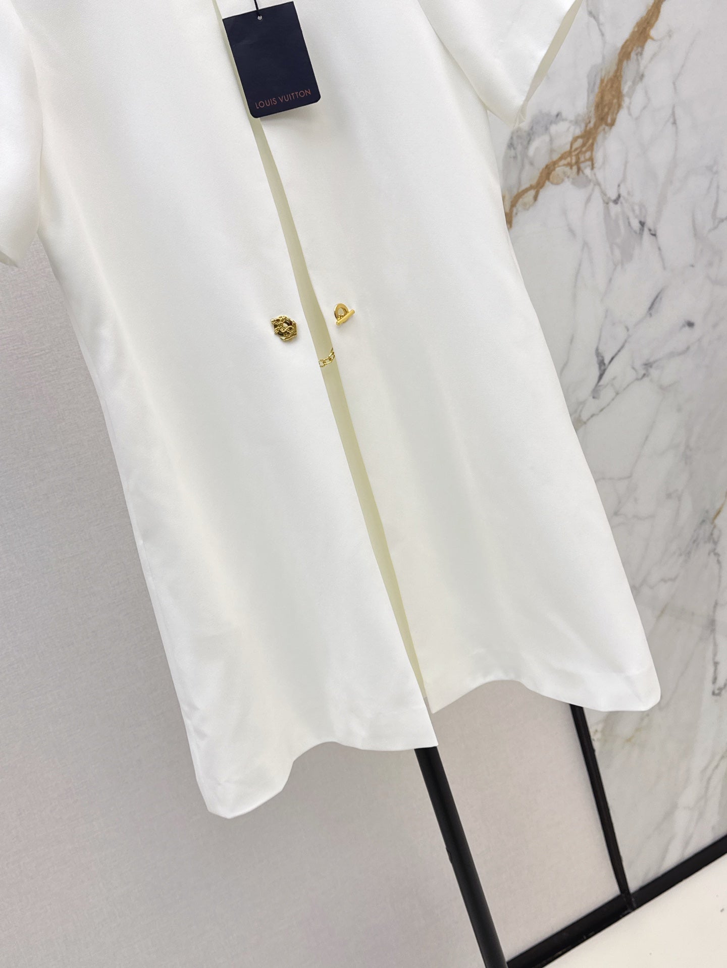 Loui* 25ss anchor button A-line dress