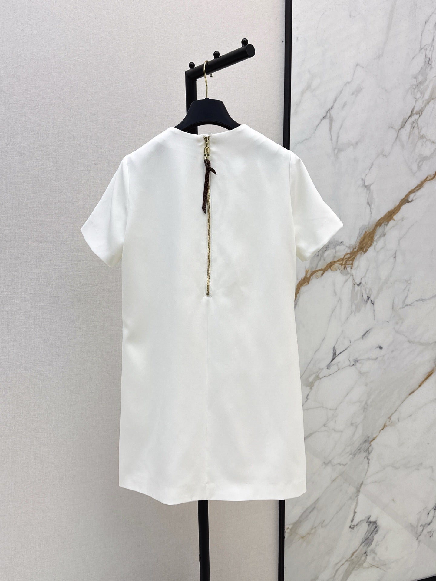 Loui* 25ss anchor button A-line dress