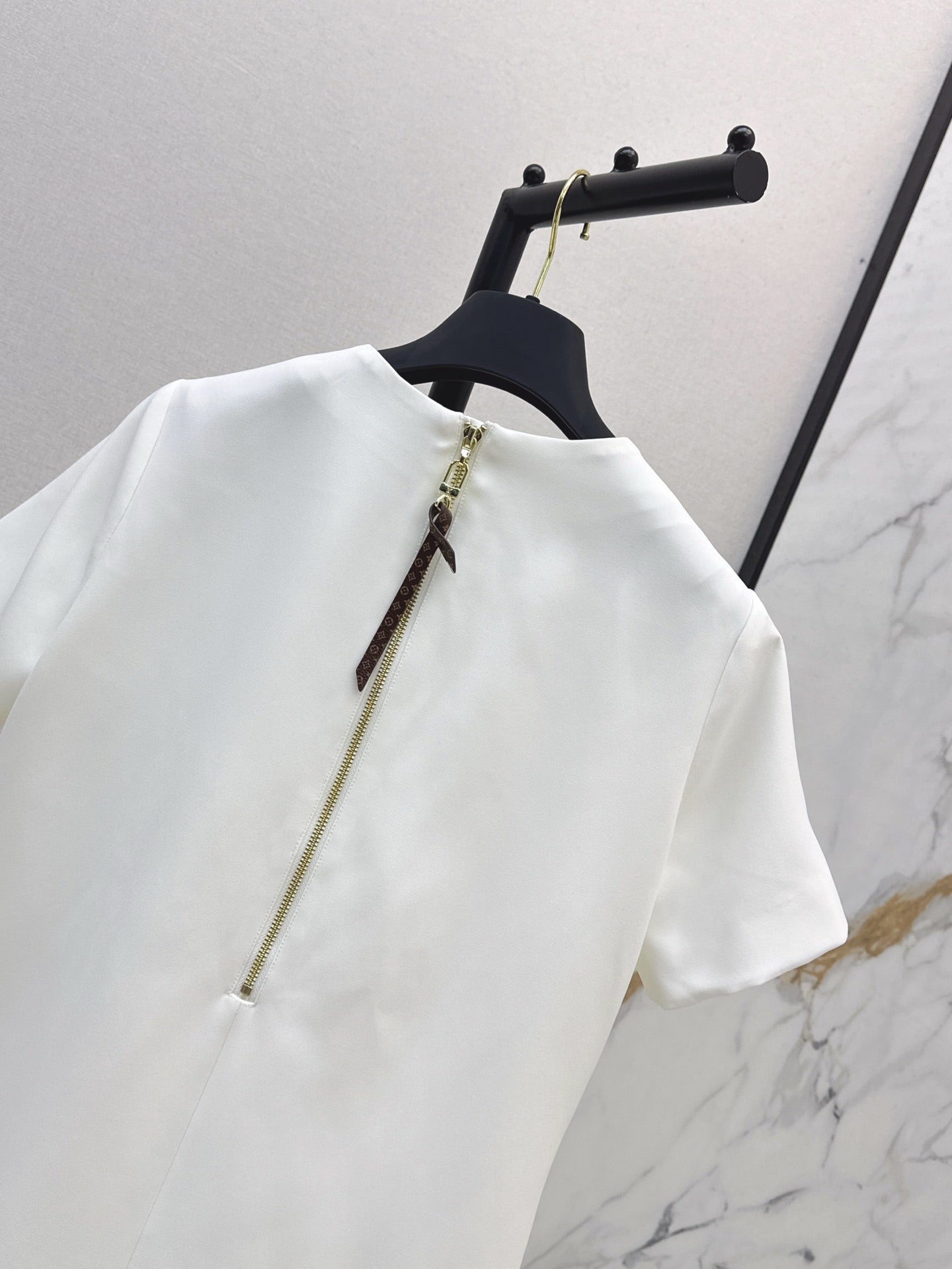 Loui* 25ss anchor button A-line dress