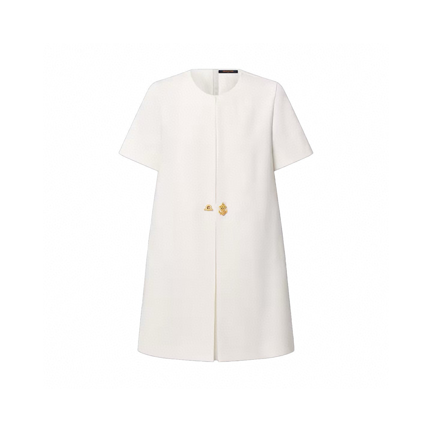 Loui* 25ss anchor button A-line dress