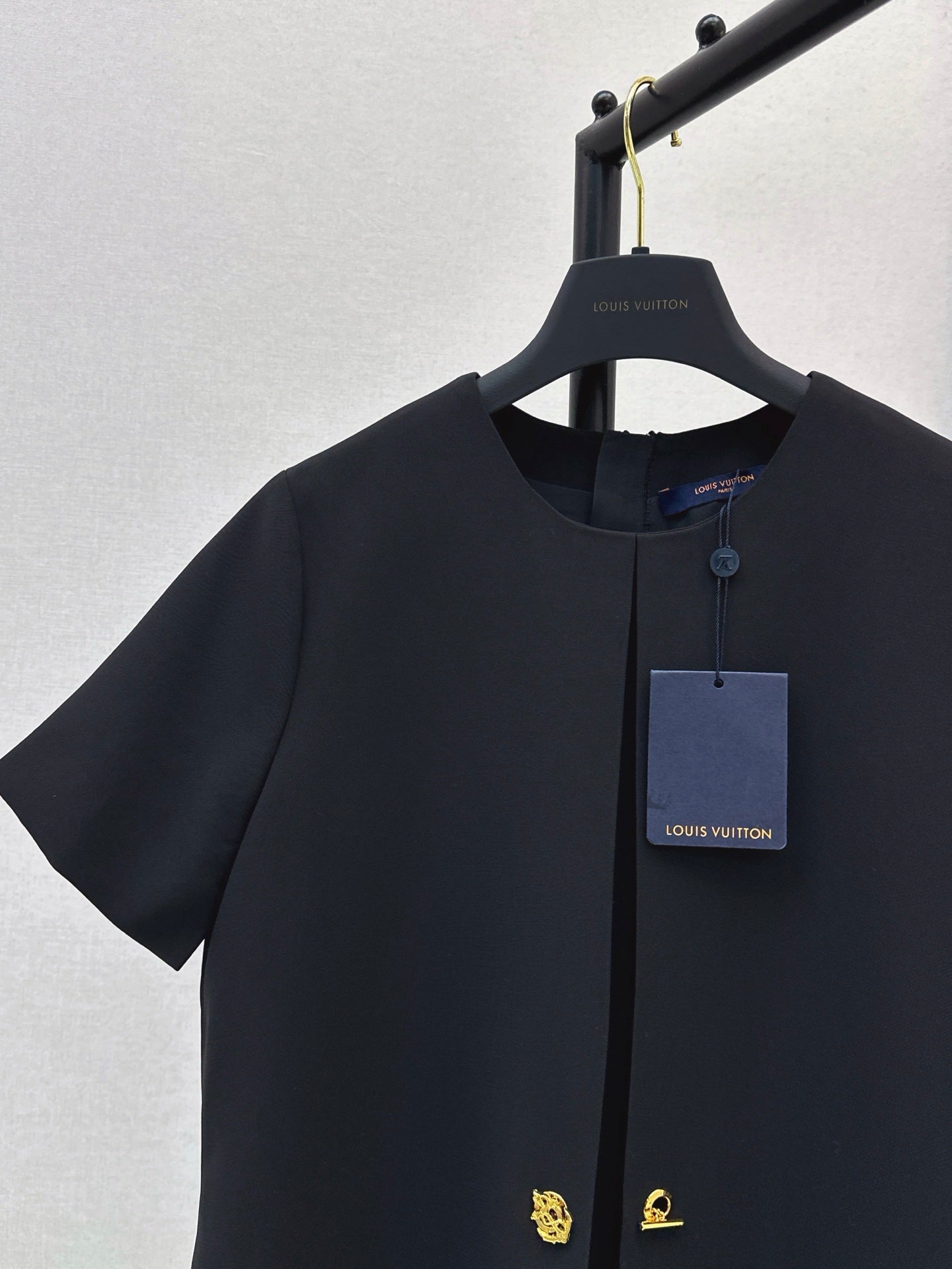 Loui* 25ss anchor button A-line dress