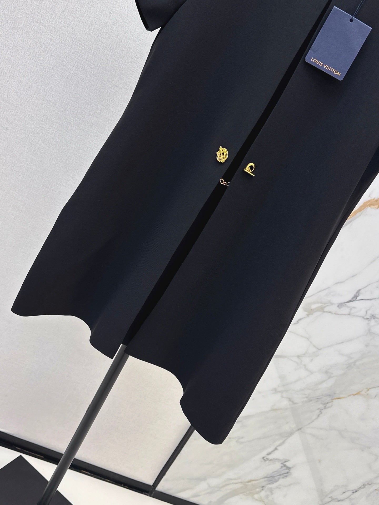 Loui* 25ss anchor button A-line dress