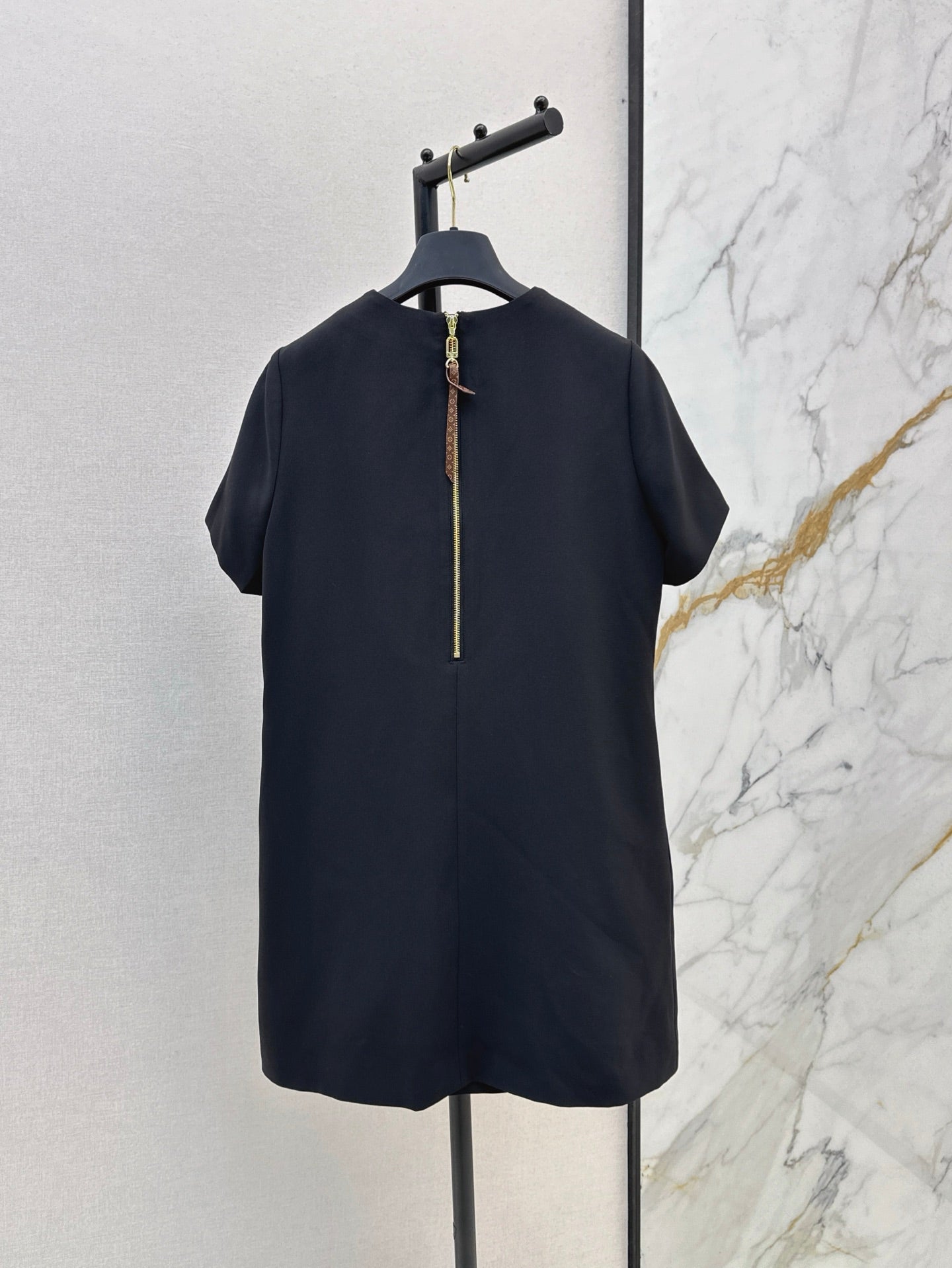 Loui* 25ss anchor button A-line dress