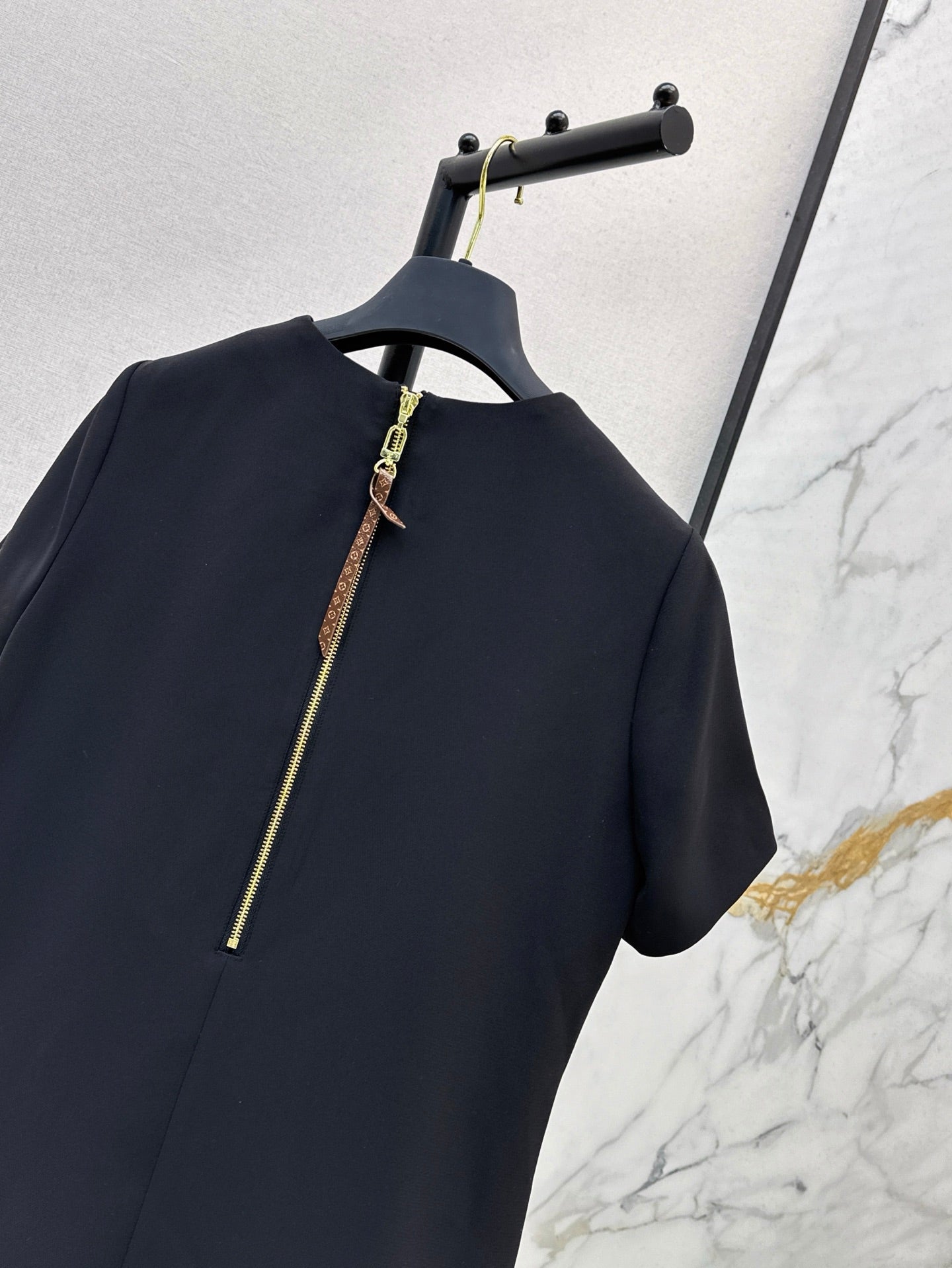 Loui* 25ss anchor button A-line dress