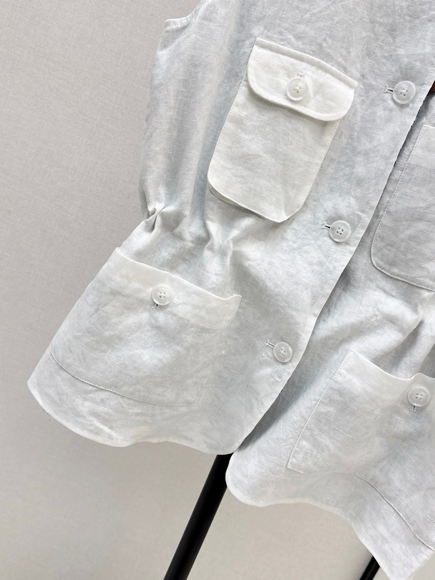 Lor*P 25ss linen vest jacket