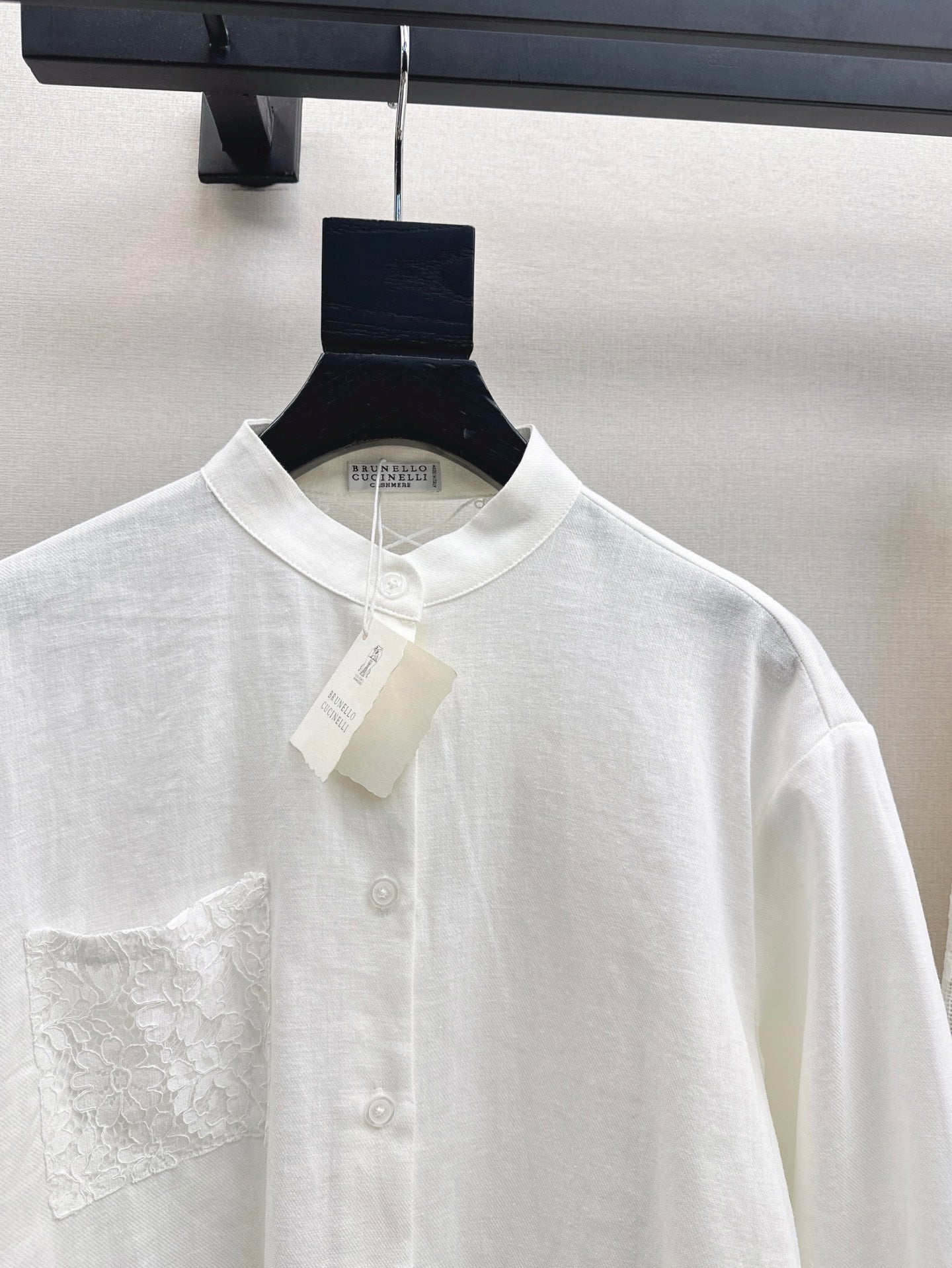 Brune*C 25ss linen lace suit