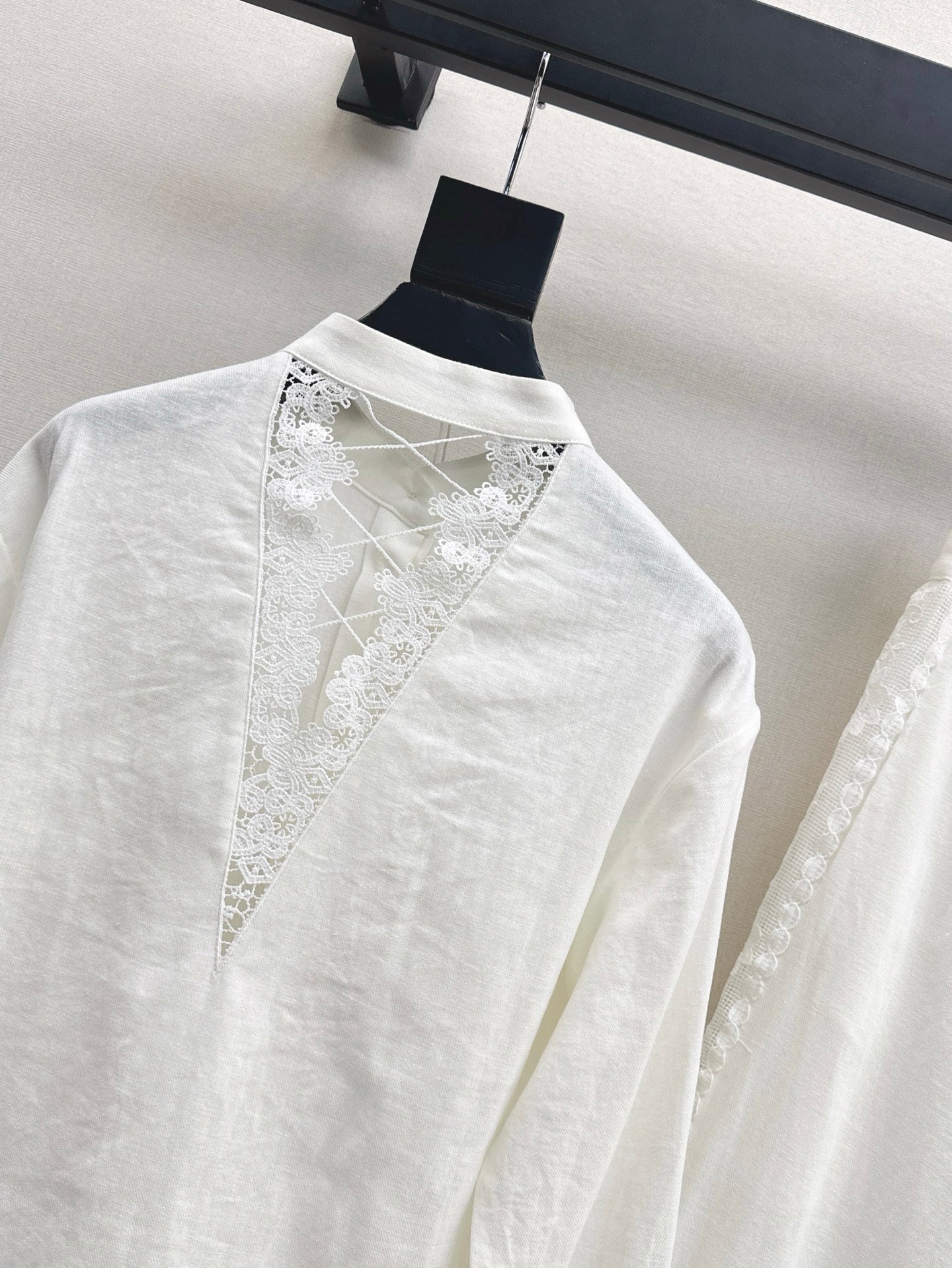 Brune*C 25ss linen lace suit