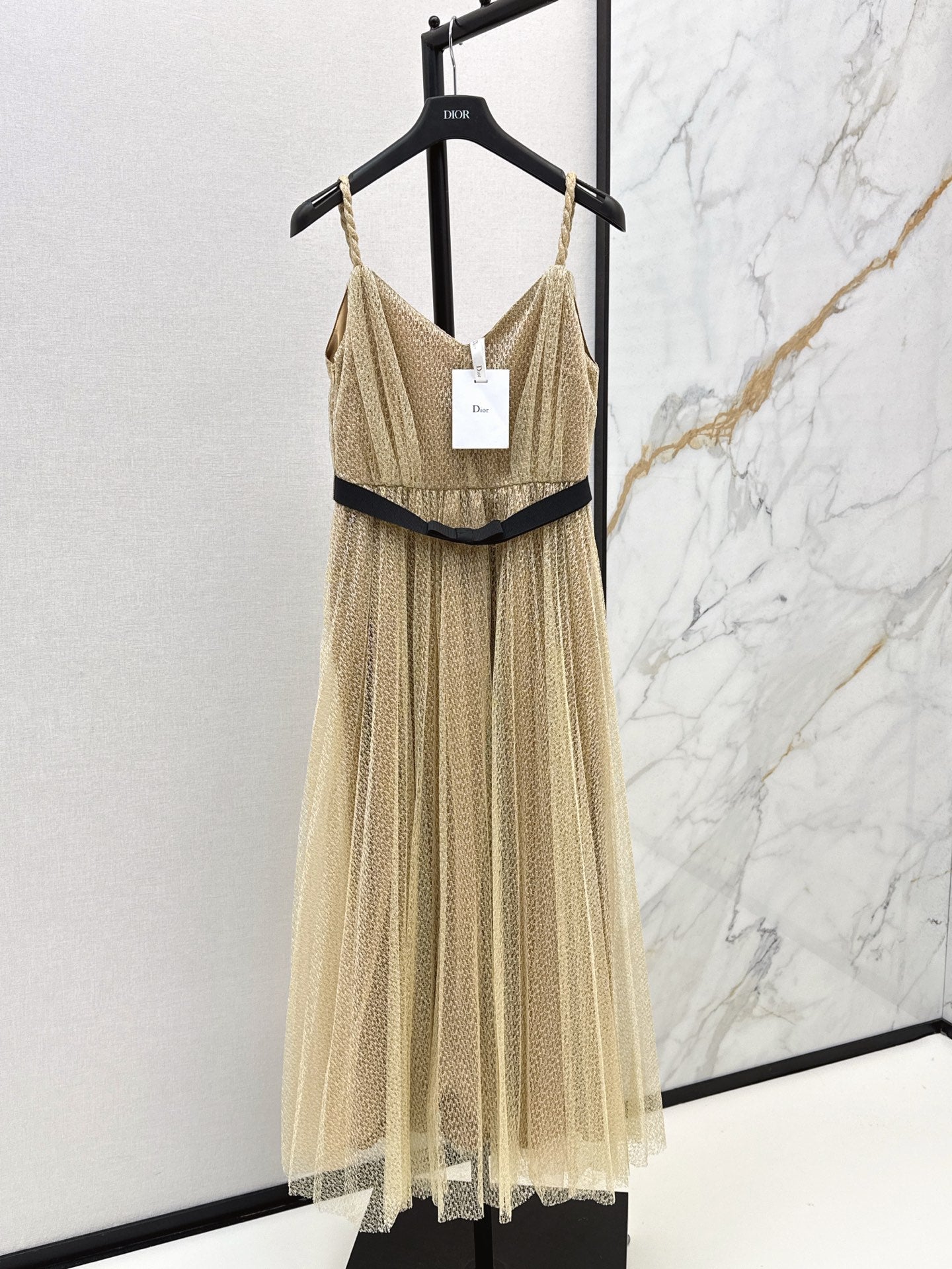 D*r 25ss flared mesh dress