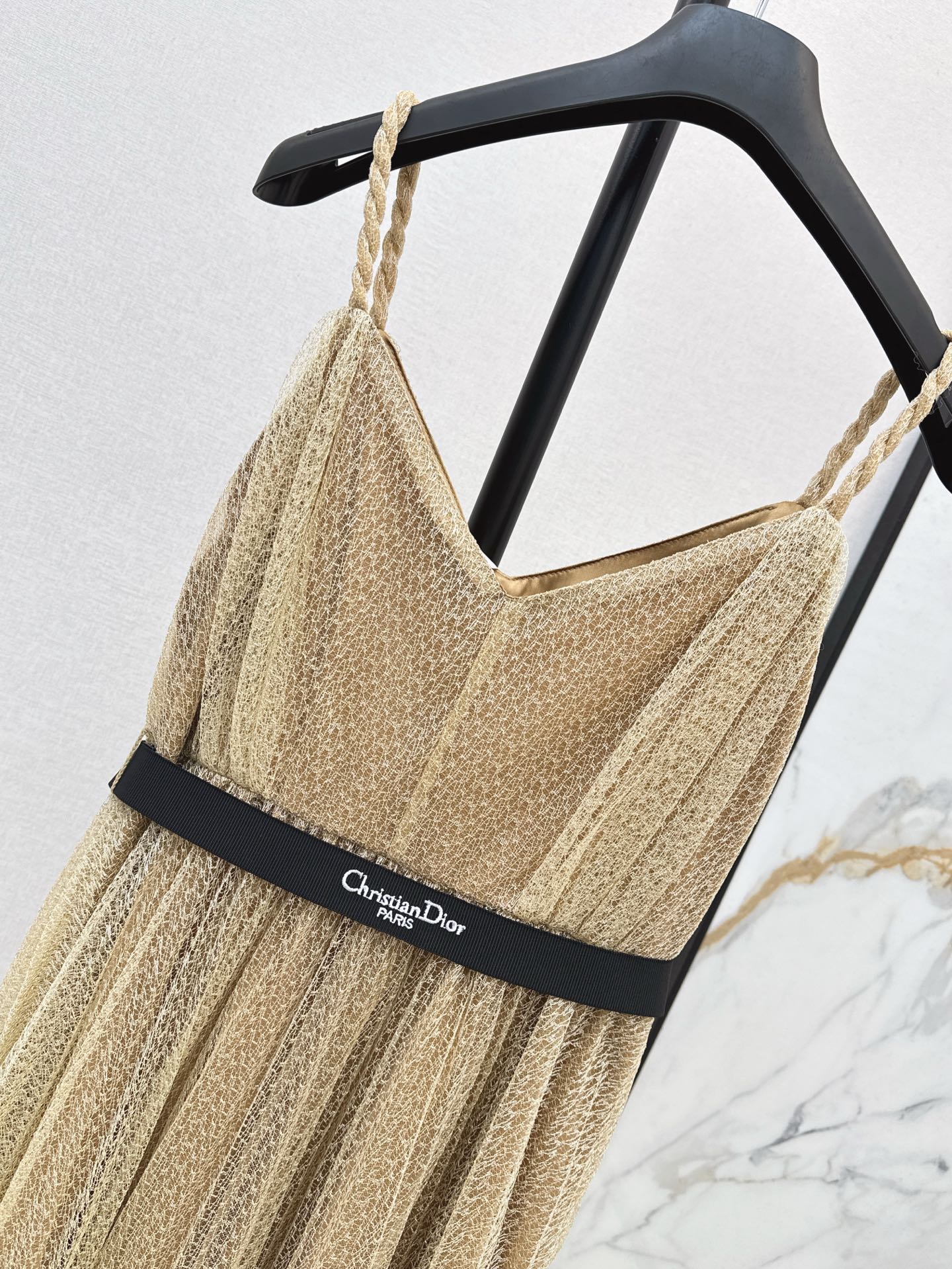 D*r 25ss flared mesh dress