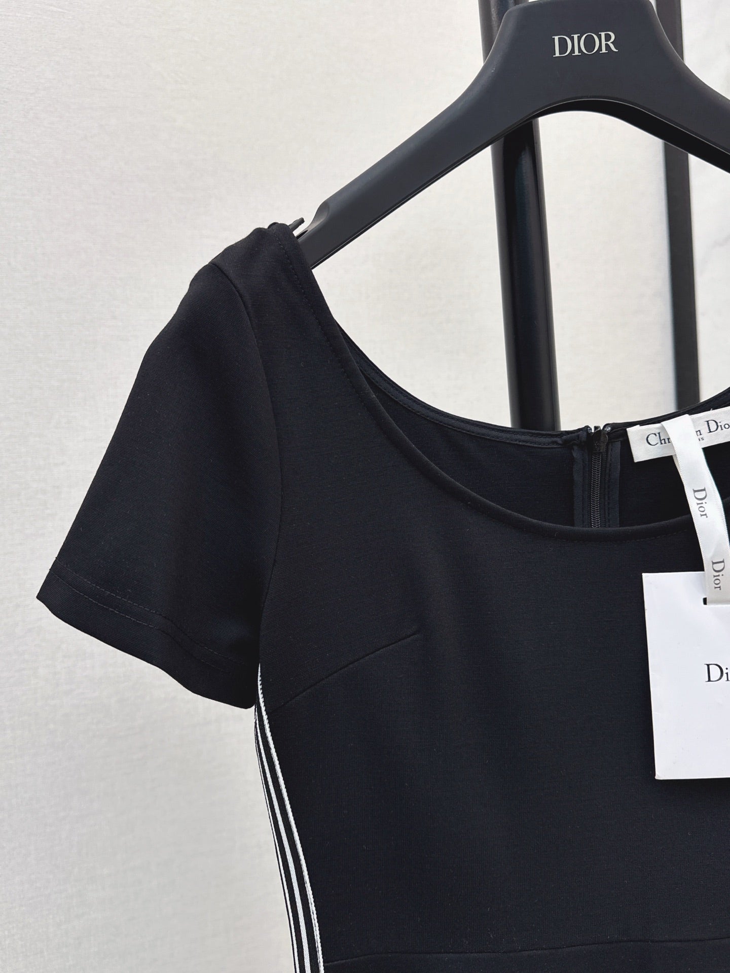 D*r 25ss short flared dress with web