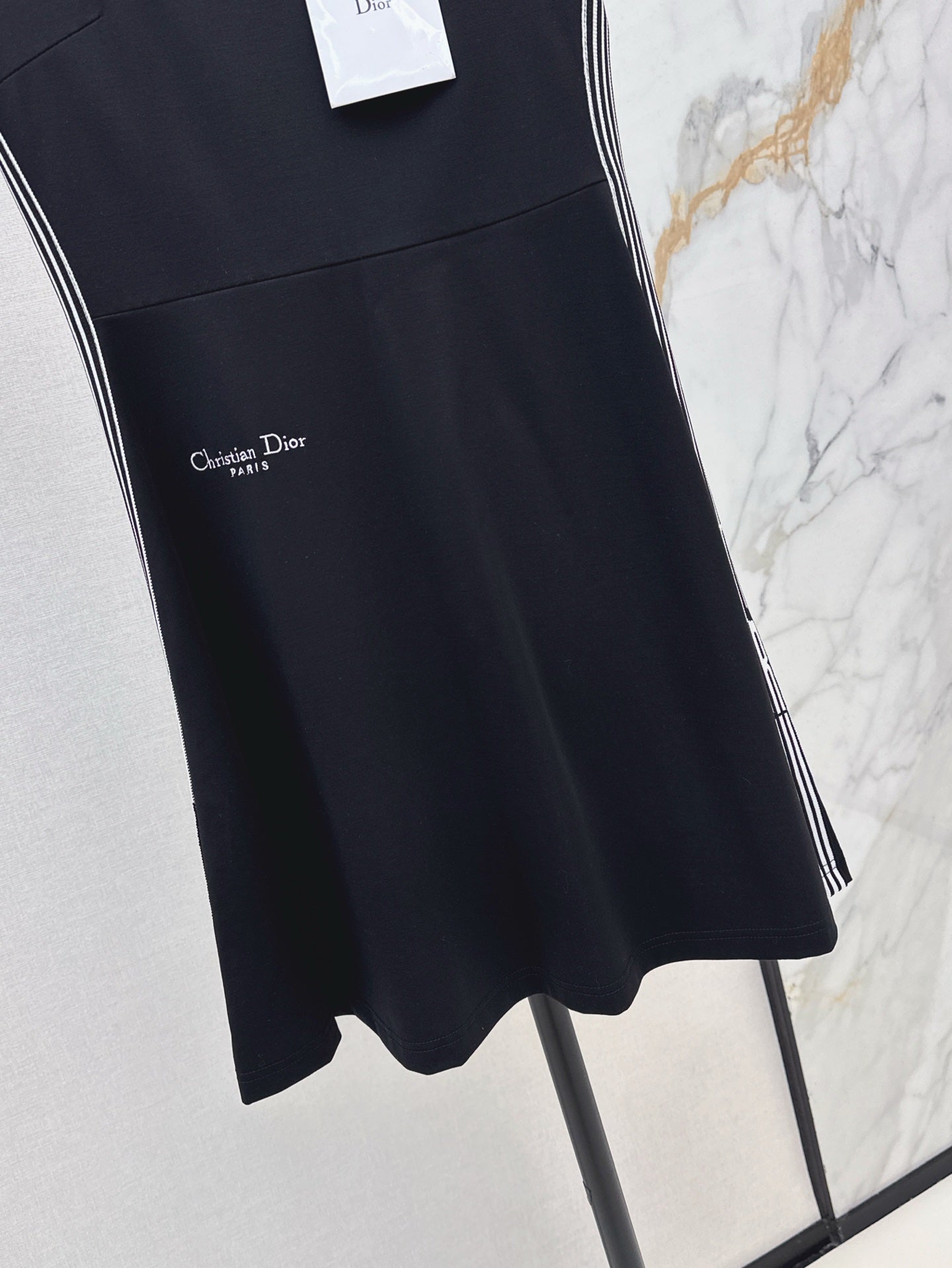 D*r 25ss short flared dress with web